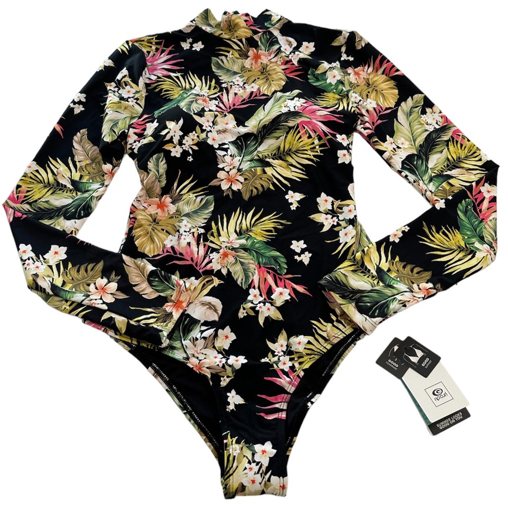 Rip Curl Surf Suit Long-Sleeve Tropical On the Coast NWT Women's Size Small